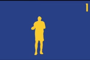 掘金官方晒球员卡通投篮视频：视频中六位球员分别是谁？