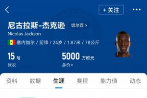 如何评价？拜仁得杰克逊1年使用权 切尔西获得钱+工资+潜在超多钱