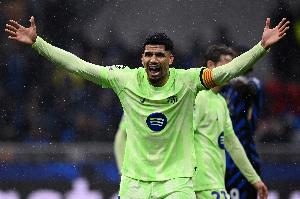 每体：阿劳霍将在欧冠首发盯防沃尔特马德，弗里克对球员有信心