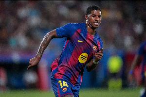 出战主流欧战赛事，拉什福德成巴萨历史第二位英国球员