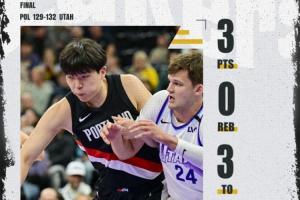 😮‍💨交学费！杨瀚森15分钟0板犯满离场 仅3分1助1断1帽+3误