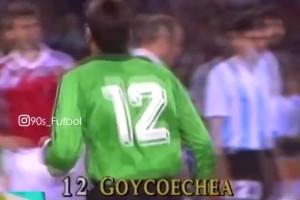 名场面：90年意大利之夏，临危受命的阿根廷替补门将戈耶切亚！